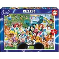 Educa Puzzle 9216297 - Marvellous World of Disney - 1000 Teile Puzzle