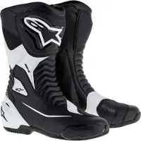Alpinestars SMX S Stiefel Schwarz Weiß Größe 44