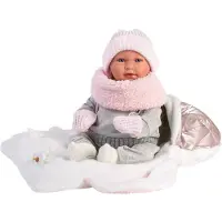 Llorens Mimi weinende Babypuppe mit Träger 42cm