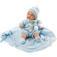 Llorens Spanische Babypuppe Junge Joel weint 38cm