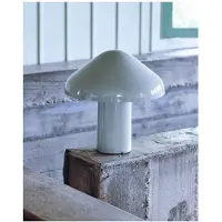 HAY Pao Portable Tischleuchte Cool Grey - , Pao Portable, dimmbar, Grau, für Wohnzimmer, Kunststoff, Design