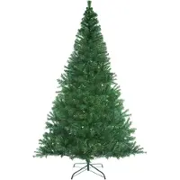 Casaria Künstlicher Weihnachtsbaum 240 cm mit Metallständer 1057 Spitzen Schneller Aufbau Weihnachten Weihnachtsdeko Tannenbaum Christbaum PVC Grün