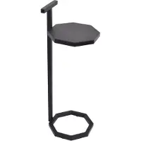 Loft42 | Beistelltisch Octa Zwart Metaal 24x26x69 cm | NADUVI