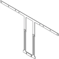 Hagor - Montagekomponente (Kamerahalterung) - für Videokonferenz-Kamera - Schwarz - Bildschirmgröße: 140-191 cm (55"-75") - Montageschnittstelle: bis zu 800 mm