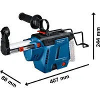 Bosch Professional 18V System GDE 18V-26 D - Absauggerät de a Akku (für Hammer GBH 2-26/28 F/L, GBH 18V-26 D, sin Akku, in Box)