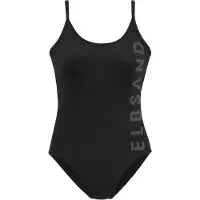 Elbsand Badeanzug in sportlichem Design mit großem Schriftzug
