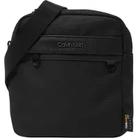 Calvin Klein Stylische Herrenumhängetasche Schwarz - Recyceltes Material, Praktisch