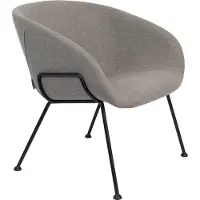 Zuiver Feston Lounge Chair Stahl