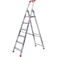 Facal Stufenstehleiter QUADRA S300 Aluminium 6 Stufen
