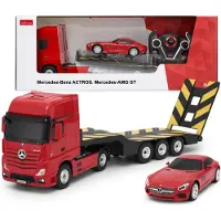 Rastar R/C Auto Mercedes-Benz Actros + AMG GT (1:24)