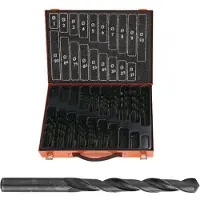 Projahn Spiralbohrer-Set ECO, HSS-R, 170-teilig, Ø 1-10 mm / 0,5 mm Schritte, im Bohrer-Magazin