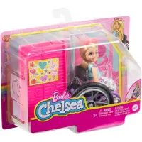 Barbie Chelsea im Rollstuhl (blond)