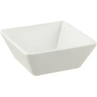 Metro Professional Tapasschale Vilo, Porzellan, 8 x 8 cm, eckig, weiß, 6 Stück