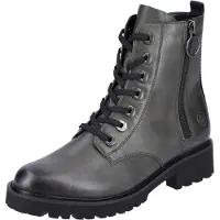 Remonte Biker Boot - Grün Leder Größe: 40 Normal