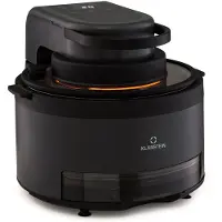 Klarstein Heißluftfritteuse 2-in-1, Airfryer mit Dampffunktion, Heissluftfriteuse zur Schnellaufheizung, Air Fryers mit 6 Programmen, Air Fryer XL, Heißluft-Fritteuse mit Extra-Zubehör, 5 L, 1250 W