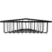 House Doctor Bath Corner Basket - Black