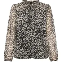 ONLY Bluse Ditsy 15229700 Schwarz Regular Fit