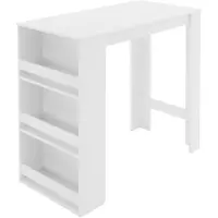 ML-Design | Stehtisch Fillan Wit MDF 117x106x57 cm | NADUVI