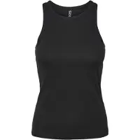Pieces Pcruka Geripptes Tanktop | Schwarz | M