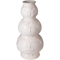 Gusta Vase mit 3 Gesichtern 13,8x29,8
