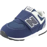 New Balance Unisex für Kinder. NW574V1 Sneakers 574 New marineblau (26), Wohnung, Klettverschluss, Lässig, Kinderbekleidung
