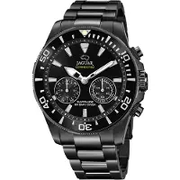 Jaguar Herren Multifunktion Uhr Connected Sport Elegant Edelstahl schwarz UJ929/1