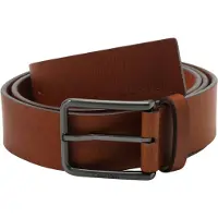 Calvin Klein Gürtel Casual Warmth Oiled Grain Belt 35MM W130 Dark Tan