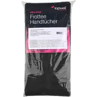 Topwell Frottee Handtücher Anthrazit 5 Stück Pro Packung