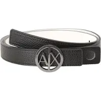 Armani Exchange für Damen. 9411180A87742520 Schwarzer Gürtel (85cm), Lässig, Synthetisch, Kunstleder