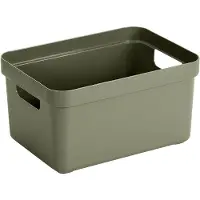 Sunware 09600688, Ablageschale, Grün, Rechteckig, Kunststoff, Einfarbig, 13 l
