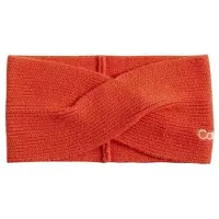 Calvin Klein Damen Essential Knit Headband Andere Mütze, Deep Orange, One Size