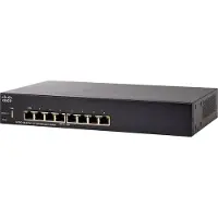 Cisco SF350-08, Managed, L2/L3, Fast Ethernet (10/100), Rack-Einbau