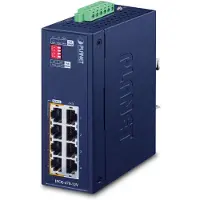 Planet IP30 Industrial 4-port, Gigabit Ethernet (10/100/1000), Power over Ethernet (PoE), Wandmontage