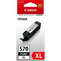Canon PGI-570PGBK XL Tinte Pigment-Schwarz mit hoher Reichweite, Hohe (XL-) Ausbeute, Schwarz, Tinte auf Pigmentbasis, 22 ml, 1 Stück(e), 500 Seiten
