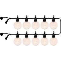Sirius Home Lichterkette Luke Erweiterung 10 LED klar 5m schwarz außen