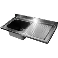 CombiSteel 7013.1315, Edelstahl, Edelstahl, 1200 mm, 600 mm, 40 mm, 26 kg
