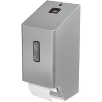 SanTRAL Plus TTU 2 Toilettenpapierspender, Edelstahl 1423565 , Farbe: silber, E