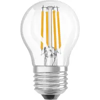 Ledvance SMART+ Bluetooth LED Filament Lampe E27 Tropfen - P45 4W 470lm 2700K dimmbar Einerpack