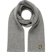Lyle & Scott Herren Schals Racked Rib Scarf - Grijs - Größe ONESIZE