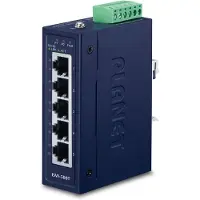 Planet ISW-500T, Unmanaged, Fast Ethernet (10/100), Vollduplex, Wandmontage