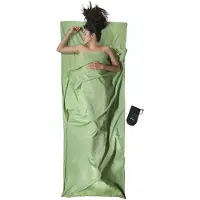 Cocoon - TravelSheet Organic Cotton - Reiseschlafsack Gr 220 x 90 cm grün