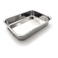 Metro Professional Auflaufform, Edelstahl, 38 x 28.5 cm, Höhe: 7.1 cm, ofenfest