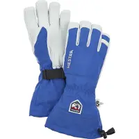 Hestra Army Leather Heli Ski, Skihandschuhe, blau
