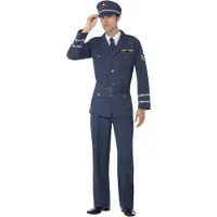 Smiffys WW2 Air Force Kapitän Kostüm