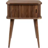 Zuiver Barbier Beistelltisch furniert Holz 45x45 cm