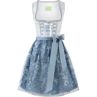 Stockerpoint Mini Dirndl "Nanita" in rauchblau | Gr.: 32