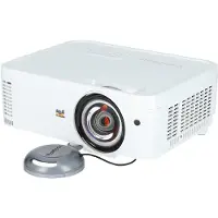 Viewsonic PS501W, 3600 ANSI Lumen, DMD, WXGA (1280x800), 22000:1, 1524 - 7620 mm (60 - 300"), 0,63 - 3,17 m