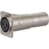 DAP Adapter FLA 50 XLR 3-pol Female - XLR 3-pol Male D Serie - XLR-Stecker