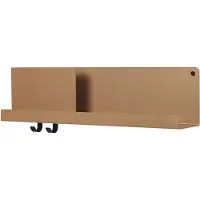 Muuto Folded Wandregal, 63 x 16 cm, burnt orange