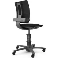 Aeris – Impulsmöbel AERIS 3DEE - Swopper Standard Mikrofaser Gestell Schwarz Schwarz
